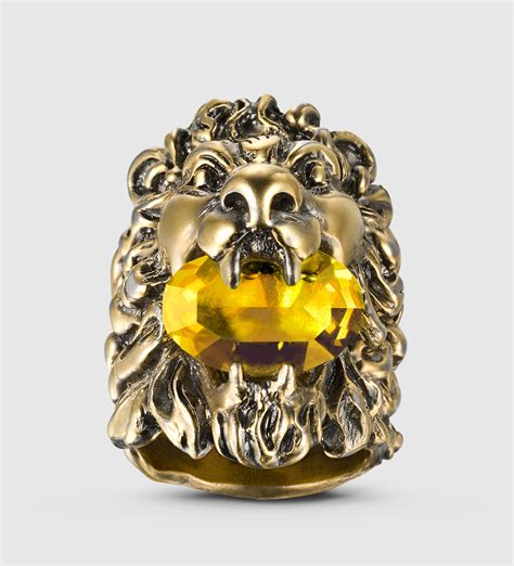 hat the lion gucci|female gucci lion ring.